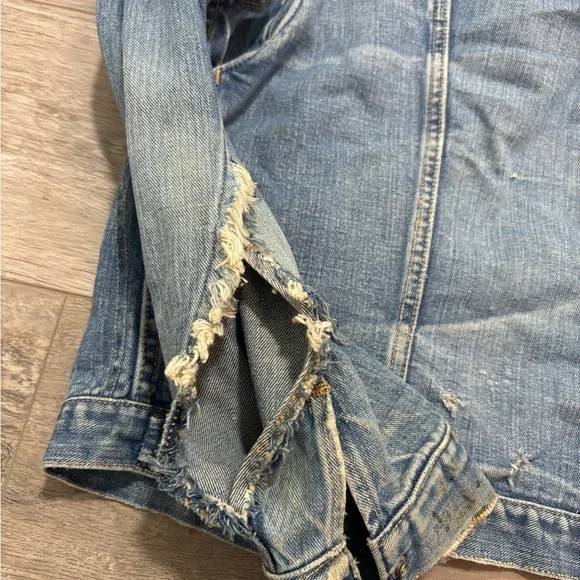 WRANGLER Blue Bell 1950s 8MZ Denim Zip-Up Vintage Blue Jacket Size 42